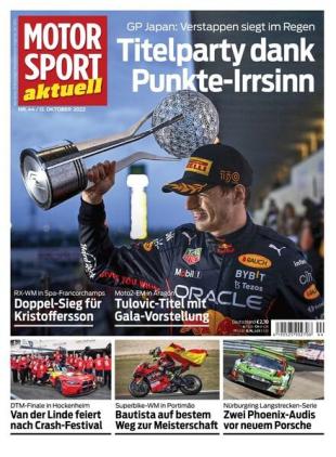 MOTORSPORT aktuell - 12 Oktober 2022
