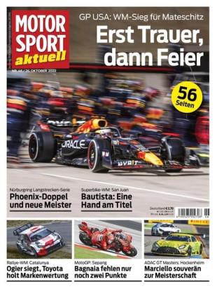 MOTORSPORT aktuell - 26 Oktober 2022