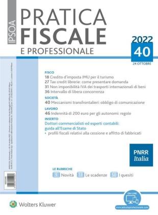 Pratica Fiscale e Professionale - 24 Ottobre 2022