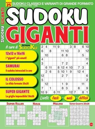 Sudoku Giganti - ottobre 2022