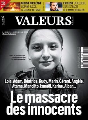 Valeurs actuelles - 20 octobre 2022