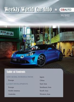 Weekly World Car Info - 08 October 2022
