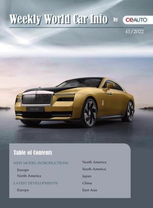 Weekly World Car Info - 22 October 2022