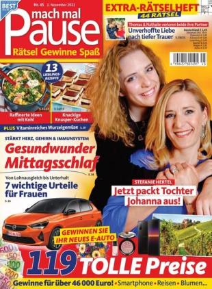 Mach mal Pause - 02 November 2022