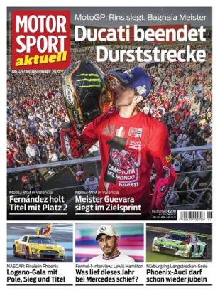 MOTORSPORT aktuell - 09 November 2022