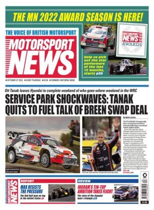 Motorsport News - October 27 2022