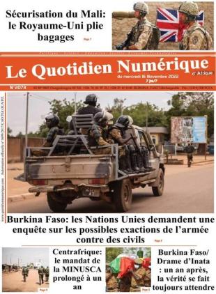 Quotidien Numerique d'Afrique - 16 novembre 2022