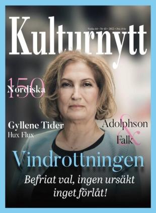 Sverigemagasinet Kulturnytt - 28 oktober 2022