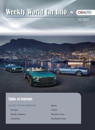 Weekly World Car Info - 29 October 2022