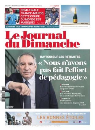 Le Journal du Dimanche - 11 decembre 2022