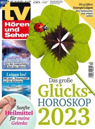 TV HOren und Sehen - 23 Dezember 2022