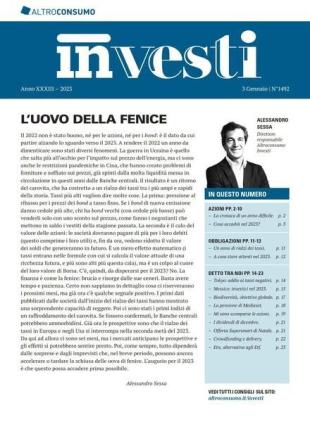 Altroconsumo Investi - 3 Gennaio 2023