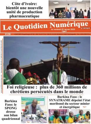 Quotidien Numerique d'Afrique - 20 janvier 2023