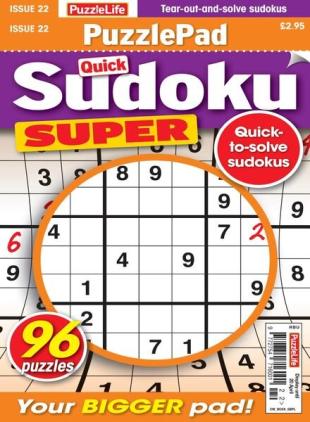 PuzzleLife PuzzlePad Sudoku Super - 23 March 2023