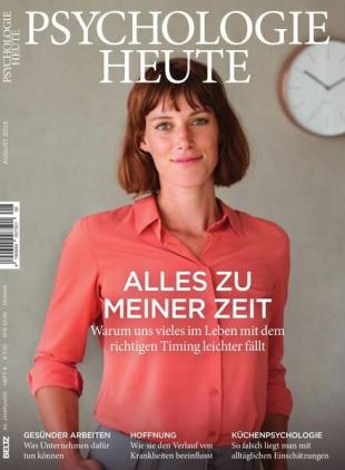Psychologie Heute - 11 Juli 2018