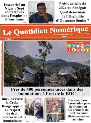 Quotidien Numerique d'Afrique - 10 mai 2023