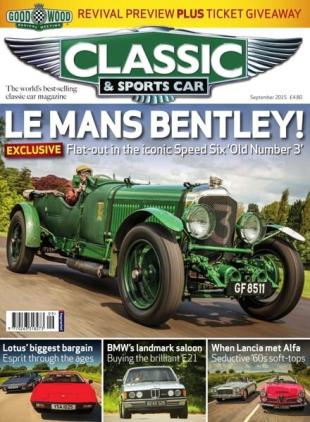 Classic & Sports Car - August 2015