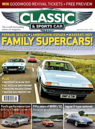 Classic & Sports Car - August 2016