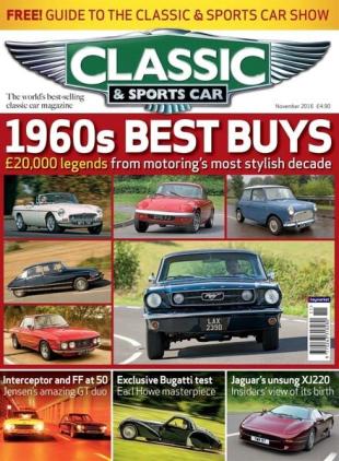 Classic & Sports Car - October 2016