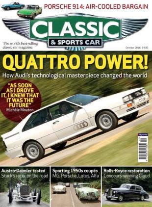 Classic & Sports Car - September 2016
