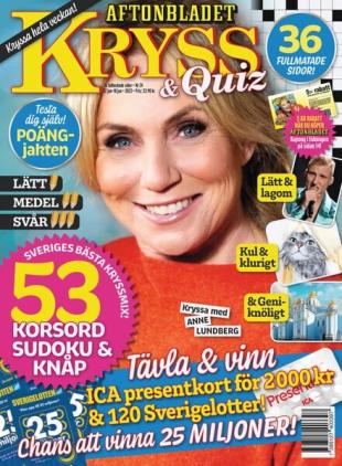 Kryss & Quiz Inga nya utgavor - 12 juni 2023