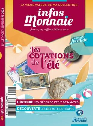 Infos Monnaie - Juillet-Septembre 2023