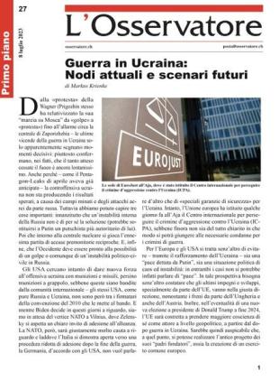 L'Osservatore - 08 luglio 2023