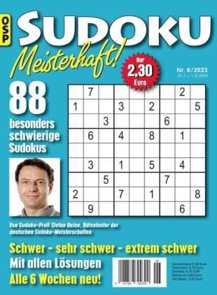 Sudoku Meisterhaft - Nr 6 2023