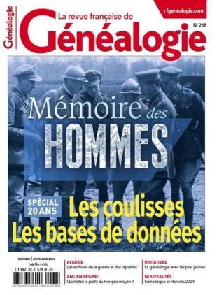 La Revue francaise de Genealogie - Octobre-Novembre 2023