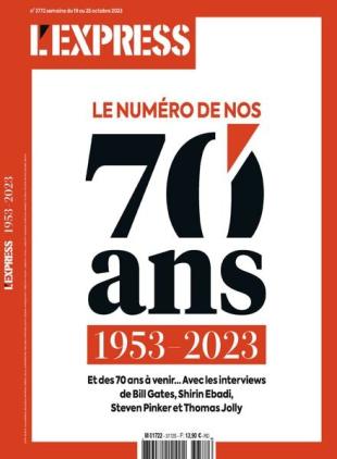 L'Express - 19 Octobre 2023