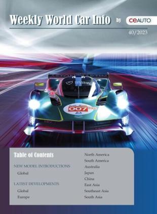 Weekly World Car Info - October 9 2023
