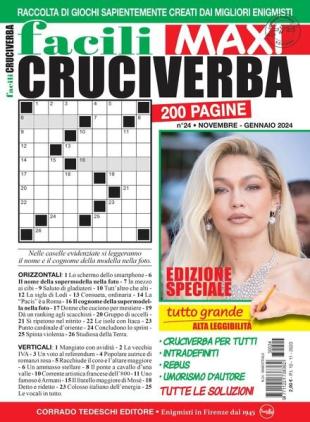 Facili Cruciverba - Novembre 2023 - Gennaio 2024