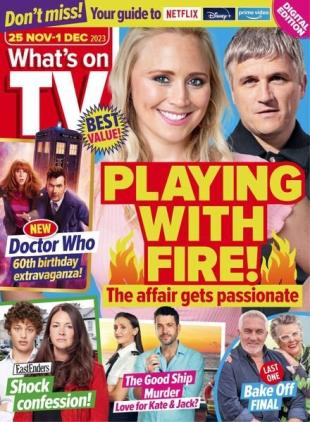 What's on TV - 25 November 2023