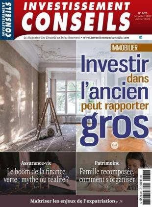 Investissement Conseils - Decembre 2023 - Janvier 2024