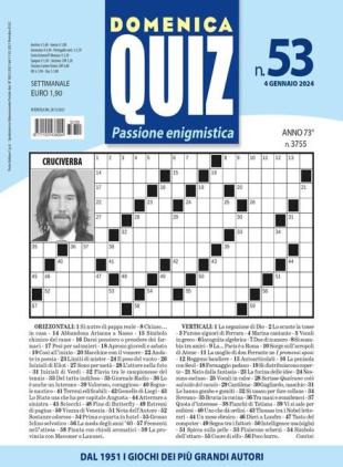 Domenica Quiz - 4 Gennaio 2024