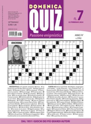 Domenica Quiz - 22 Febbraio 2024