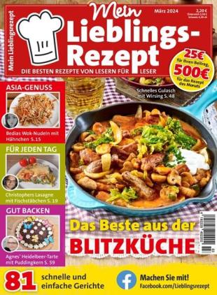 Mein Lieblingsrezept - Marz 2024