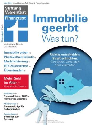 Stiftung Warentest Finanztest - Marz 2024