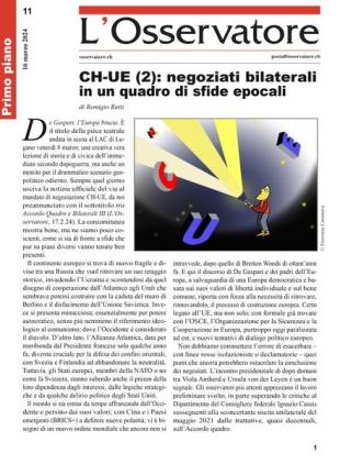 L'Osservatore - 16 Marzo 2024