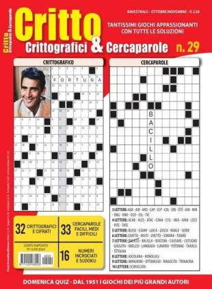 Crittografici & Carcaparole - Ottobre-Novembre 2024