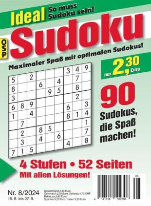 Ideal Sudoku - Nr 8 2024