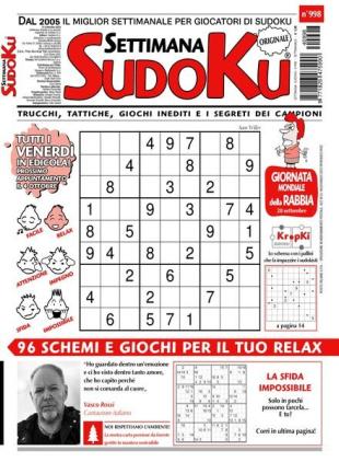 Settimana Sudoku - 27 Settembre 2024