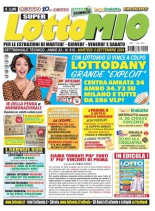 Lottomio del Giovedi - 3 Settembre 2024