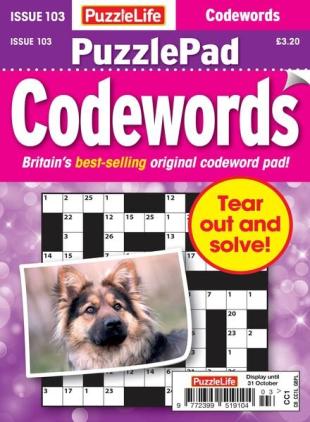 PuzzleLife PuzzlePad Codewords - Issue 103 2024