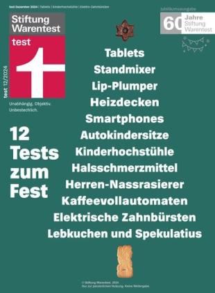 Stiftung Warentest Test - Dezember 2024
