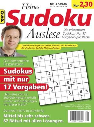 Heines Sudoku Auslese - Nr 1 2025