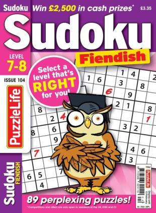 PuzzleLife Sudoku Fiendish - January 2025