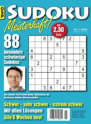 Sudoku Meisterhaft - Nr 1 2025