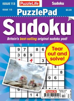 PuzzleLife PuzzlePad Sudoku - February 2025