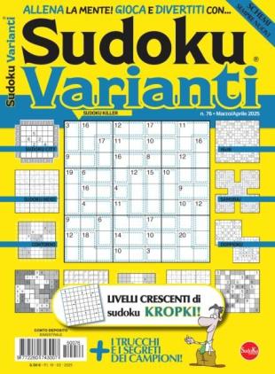 Sudoku Varianti - Marzo-Aprile 2025